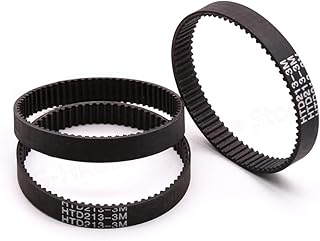 Transmission Belts HTD-3M Black Rubber Timing Belt 204-231mm Perimeter Closed Loop Width 10mm Synchronous Belts Part High Transmission Efficiency - (Width: 10mm; Length: 3M-231mm; 1pcs)