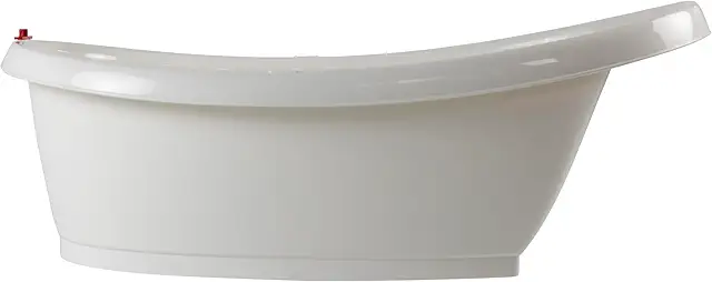 Baignoire bébé OKBABY Onda - Légère et compacte pour nouveau-né 0-12 mois - Blanc