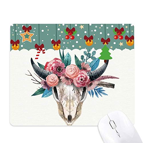 Alfombrilla de ratón de tejido suave con un tierno diseño de oveja y rosas