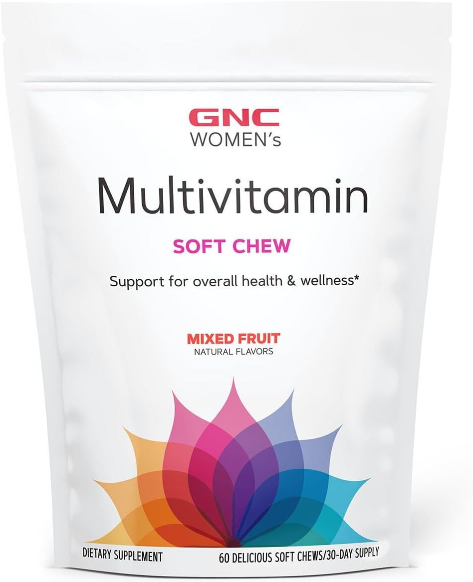 GNC Womens Multivitamin Soft Chew – Mixed Fruit