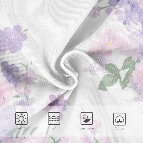 KLL Purple Flowers Baby Boys Soft Nighttime Underwear Cute Children Panties3