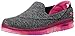 Skechers Performance Women's Go Flex Slip-On Walking Shoe, Black/Hot Pink, 10 M US