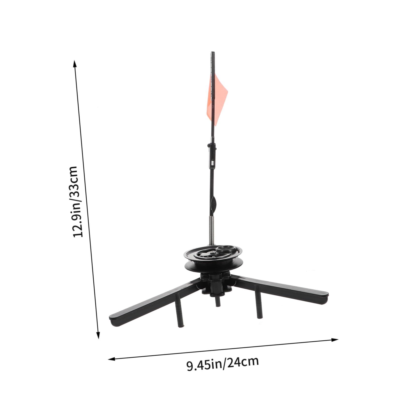 GOOHOCHY Ice Fishing Flag Tip-up Angler Portable Fishing Tip-up Auto-Set-up for Relaxing Ice