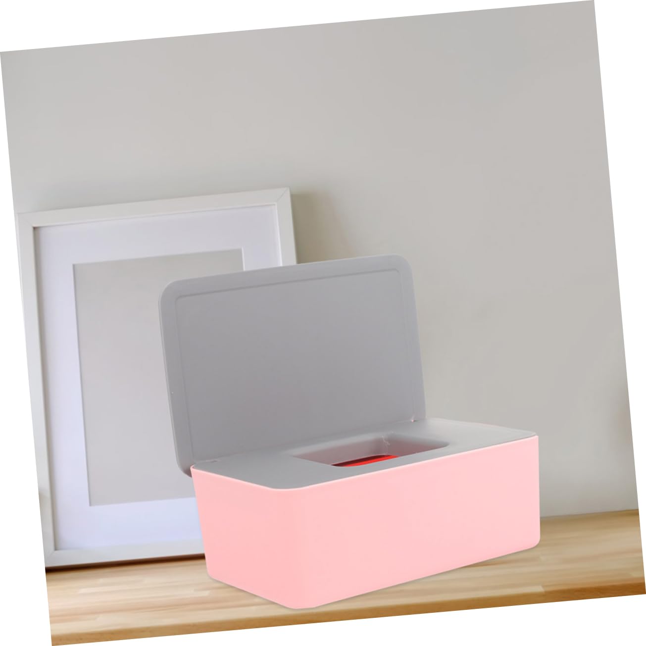 2piezas Caja De Húmedas Reutilizable Para Bebés Contenedor Portátil Para Pañuelos Húmedos Almacenamiento Hermético y Prueba De Polvo Para Uso Diario y Viajes