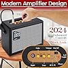 Pyle Solid Body Electric Guitars, 99 cm Full Size Electric, Prog Rock EG Series with Dual Humbucker Pickups, Low Profile Neck, Paulownia Construction, DIY Guitar Kit with Amp, Black Matte #4