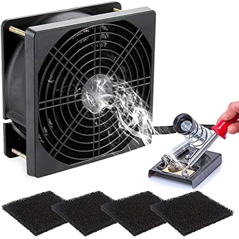 Kulannder Handy Carry Solder Smoker Absorber Remover Fume Extrator Smoke Prevention Absorber DIY Working Fan Cover