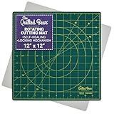 The Quilted Bear Rotating Cutting Mat 12' x 12' -...