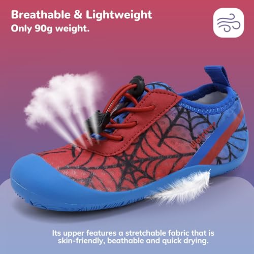 WateLves Wide Toddler Water Shoes Kids Barefoot Athletic Sneakers Girls Boys Quick Dry Aqua Socks for Beach Hiking Swim Kayak Sport Accessories, Camping Essentials4