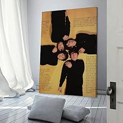 Poster classique The Beatles – Peinture murale décorative sur toile – Impression d’art moderne pour chambre à coucher… - Les Beatles, Paul McCartney, John Lennon, RIngo Starr, George Harrison Poster classique The Beatles - Peinture murale décorative sur toile - Impression d'art moderne pour chambre à coucher… – Image 3