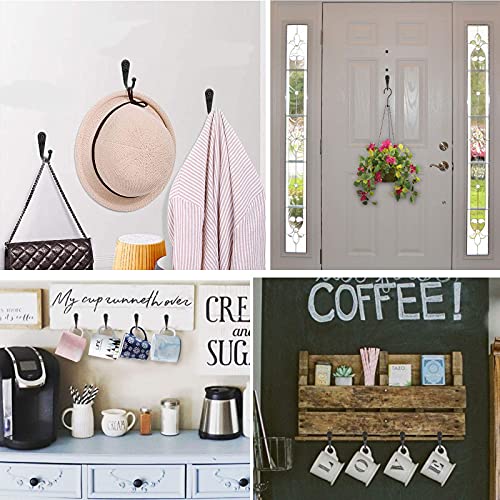 15-Pcs-Black-Wall-Mounted-Coat-Hooks-Hanger-Hook-with-30-Pieces-Screws-for-Hanging-Hat-Towel-Key-Robe-Coats-Scarf-Bag-Cap-Coffee-Cup-Mugs