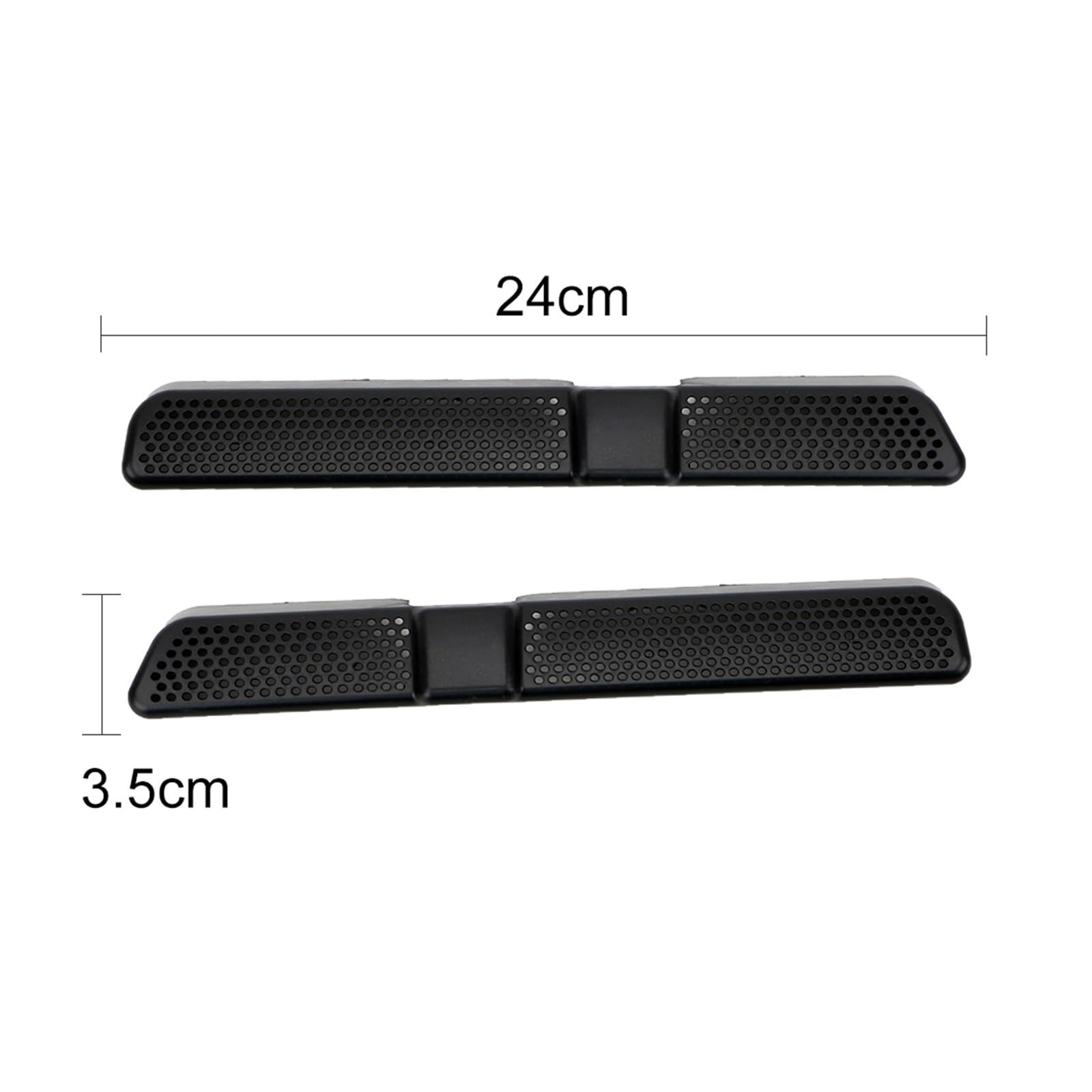 HIKNNE Qizm 2pcs Car Air Vent Covers Air Conditioner Duct Outlet Exhaust Dustproof Seat Floor Mounting Auto Accessories Fit for VW Touran Fit for Tiguan
