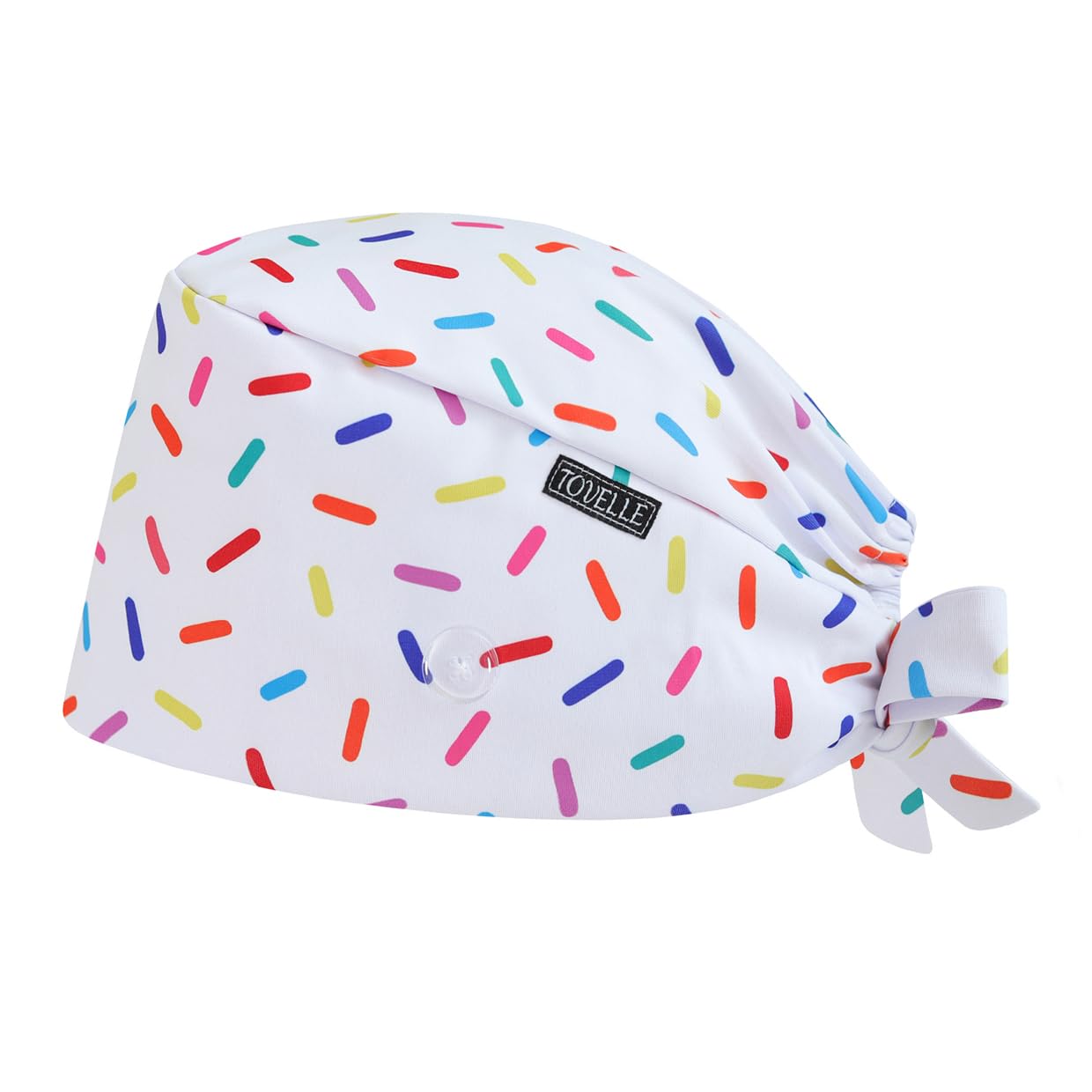 Scrub Caps for Women with Buttons, Classic Surgical Caps