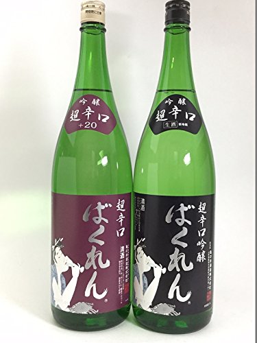 Amazon.co.jp: くどき上手 ばくれん 赤と黒 飲み比べ 1.8L×2 : 食品