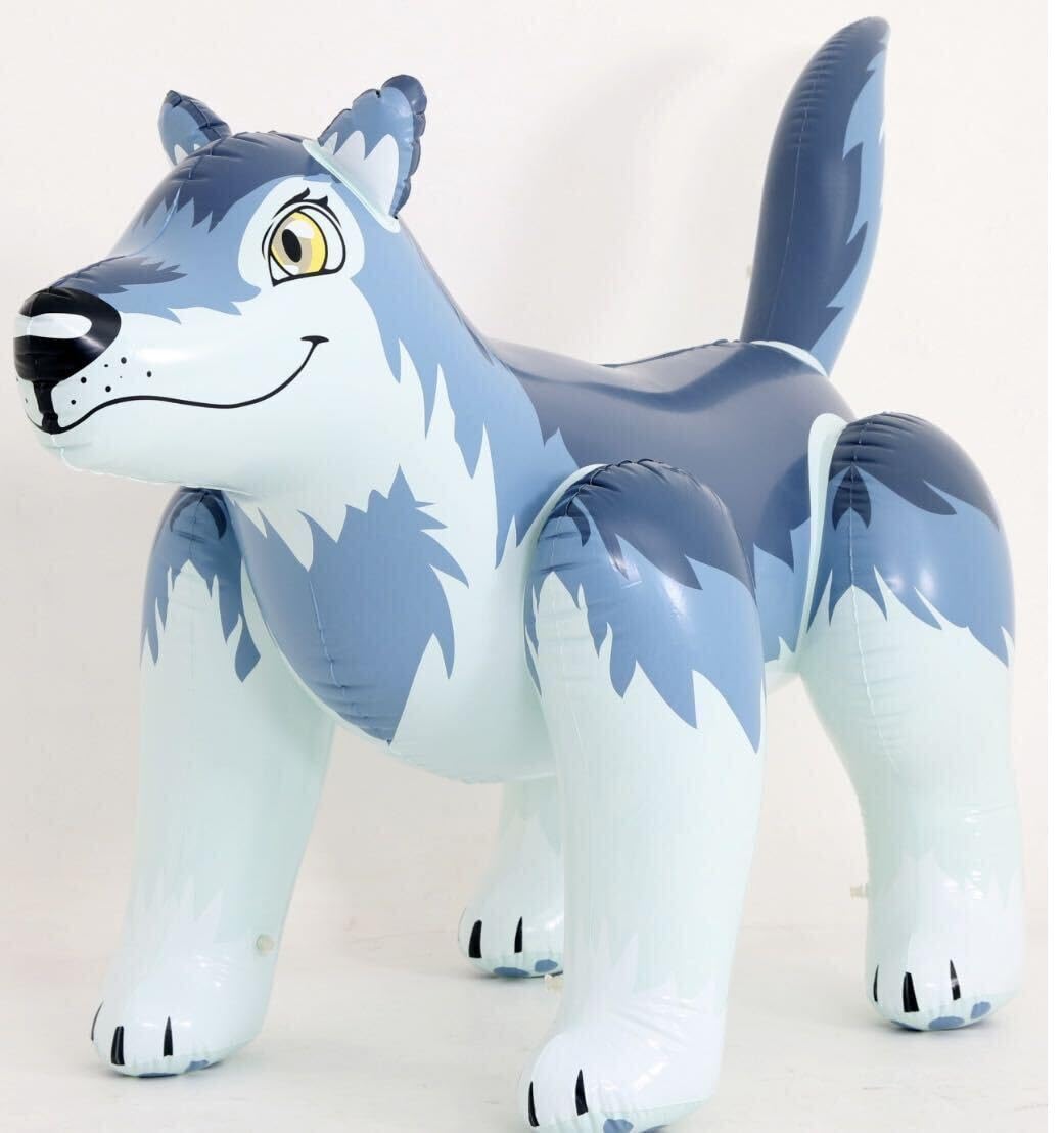 Amazon.co.jp: ウルフ ツヤあり フロート 空気ビニール風船 浮き輪