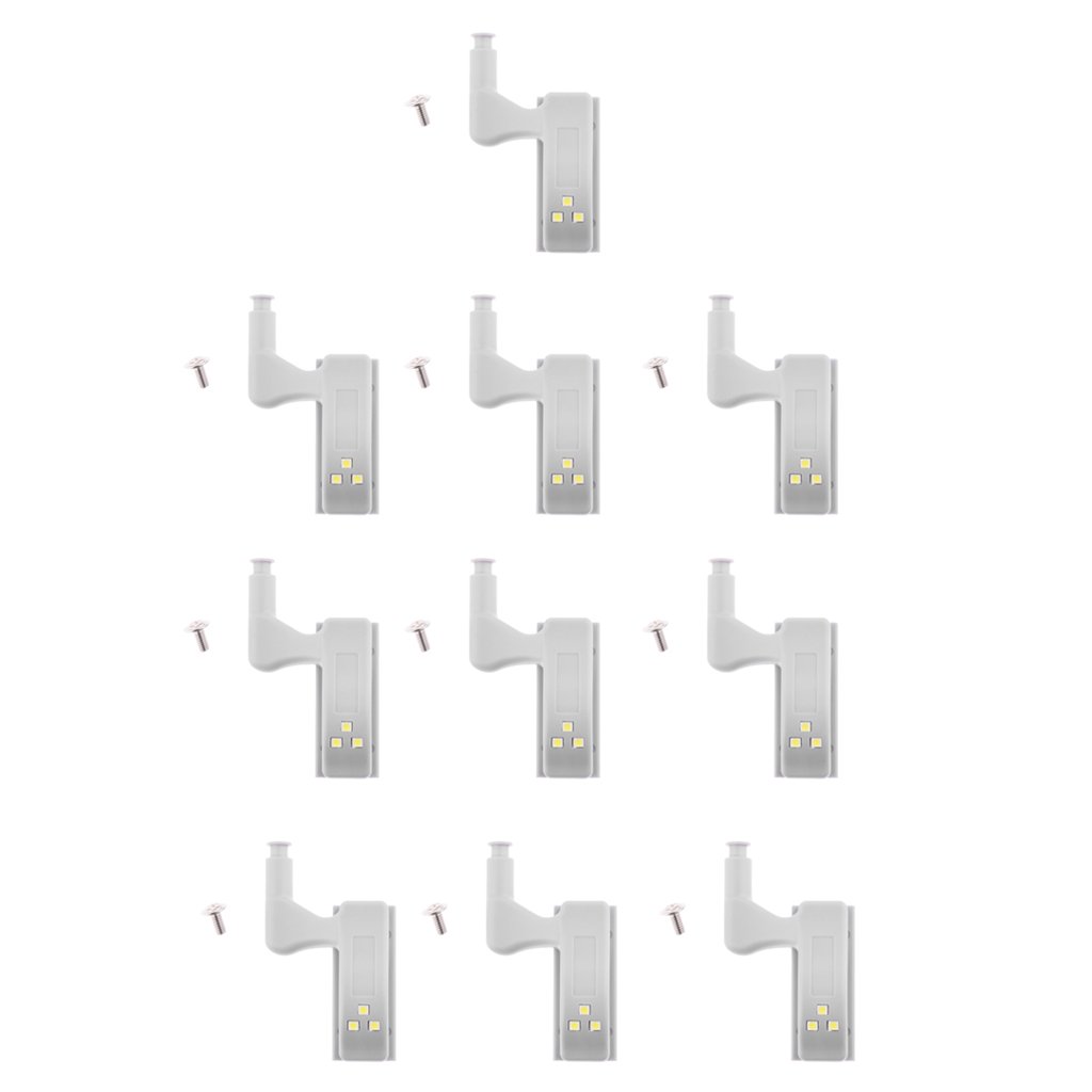 HEAVENGLOW 10 pieces Universal Furniture Wardrobe Inner Hinges LED Sensor Light System-image-31