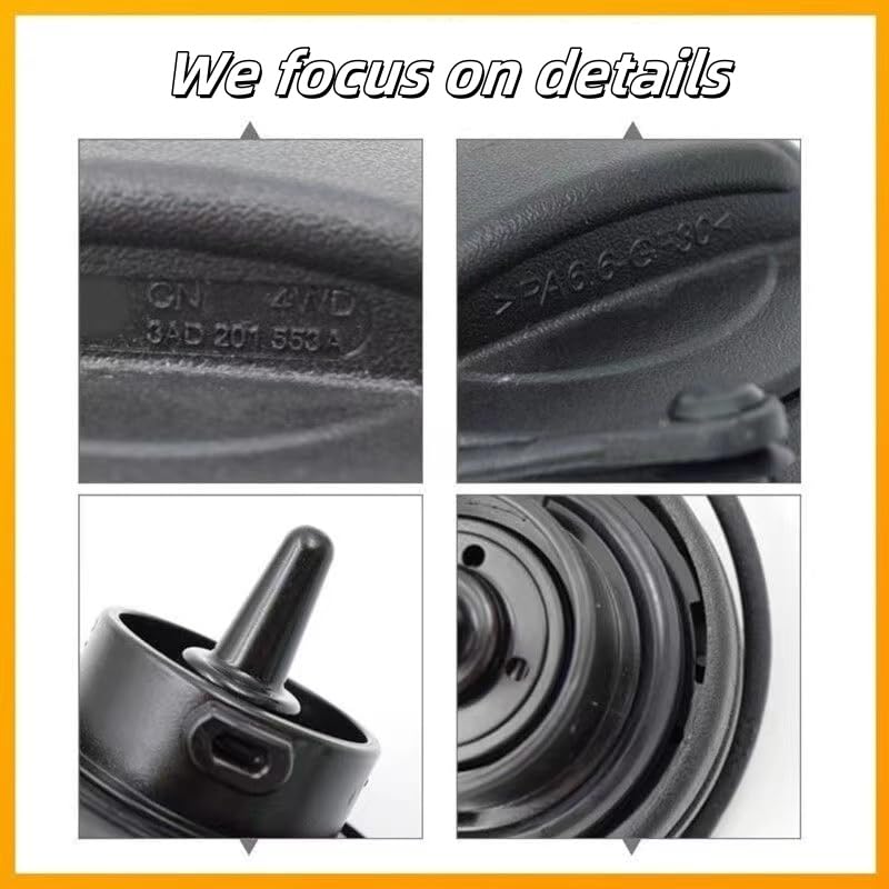 Öltankabdeckung Für VW T-ROC - Schwarzer Benzindeckel Als Außenkraftstofftankfilter