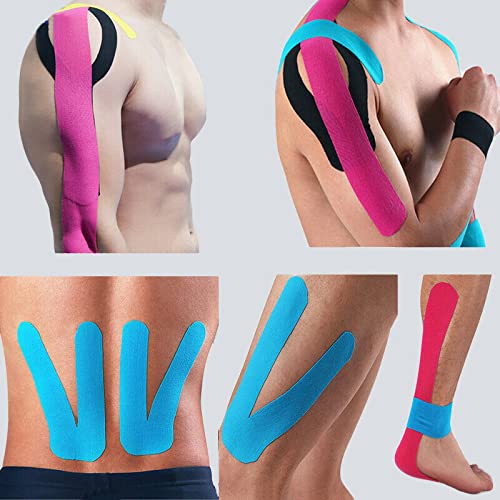 Kinesiotapes Pretagliati Per Ginocchia – 15 Nastri Elastici E Impermeabili, Senza Taglio, Per Supporto Muscoli E Articolazioni, Allevia Il Dolore - 2