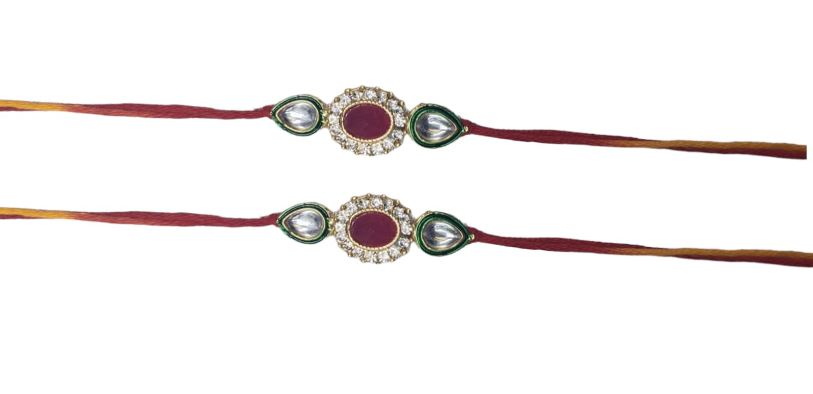 Aksvita Multicolor Rakhi for Bhaiya Traditional Rakhi with Roli Chawal and Raksha Bandhan For Men Best Wishes Rakhi for Brother (kundan rakhi) (B0CG96Y196) Amazon Price History, Amazon Price Tracker