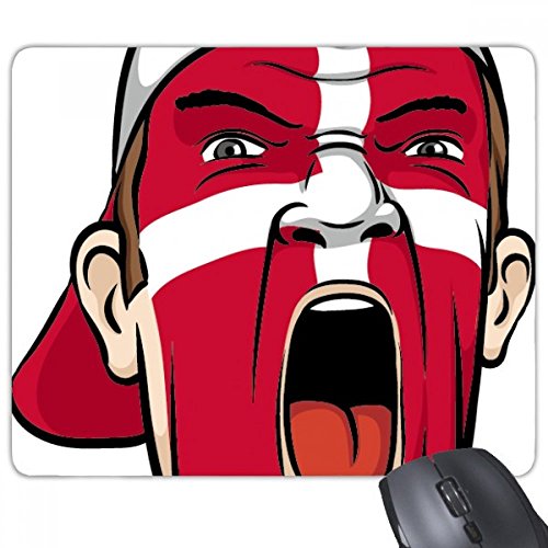 Tapis de souris Danemark fini les glissades avec ce tapis rectangulaire en caoutchouc