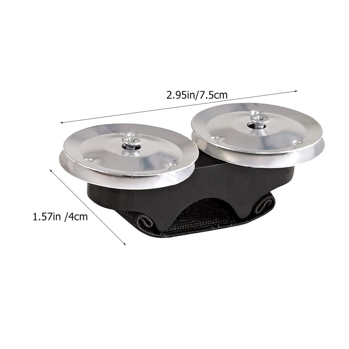 ERINGOGO Hand Bell Musical Instruments Musical Instrument Hand Knocking Percussion Finger Bell Educational Plaything Music Percussion Instrument Aluminum