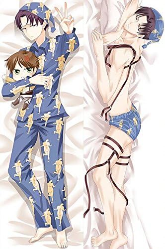 LU? Japan Anime Dakimakura Attack On Titan Levi Rivaille who wear pajamas Decorative Hugging Body Pillow Cover Case bedding set