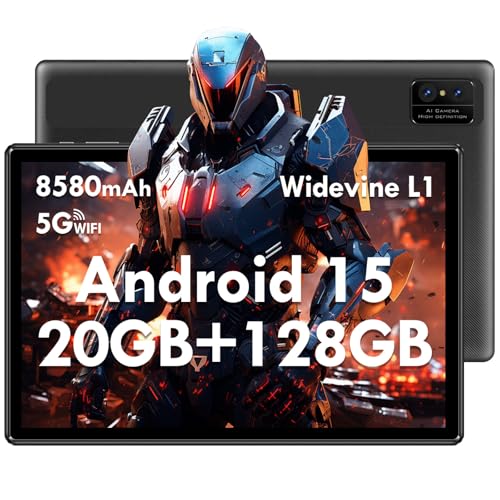 SIMPLORI Tablette 10 Pouces, Android 15, 20Go RAM + 128Go ROM(1 to Extensible) 8580 mAh...