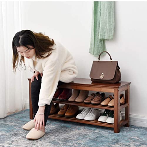 Banco de Entrada, Banco de Zapatos para Sala de Estar, Bancos de Almacenamiento Gabinete de Zapatos de Entrada Banco Organizador de Zapatos Banco de Almacenamiento Largo y Grande d