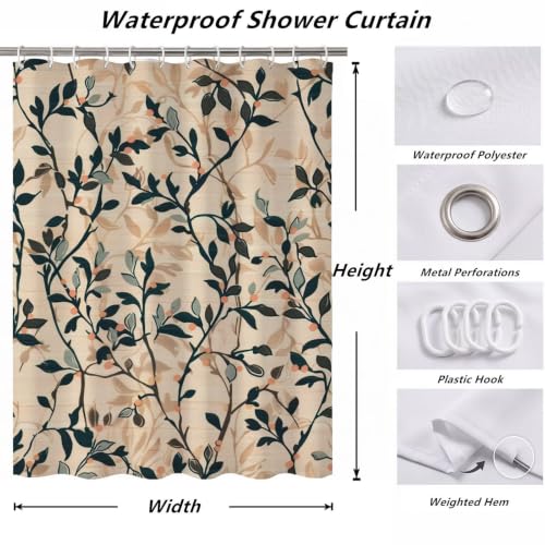 Rideau de douche en polyester de qualité supérieure ZO-841 - 7
