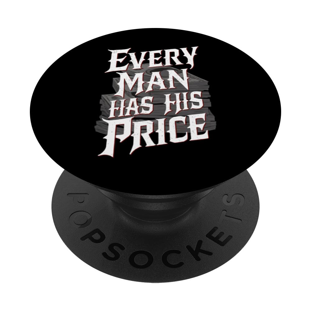 Gangster Style Mafia Lifestyle Organized Crime Family PopSockets Swappable PopGrip, Black