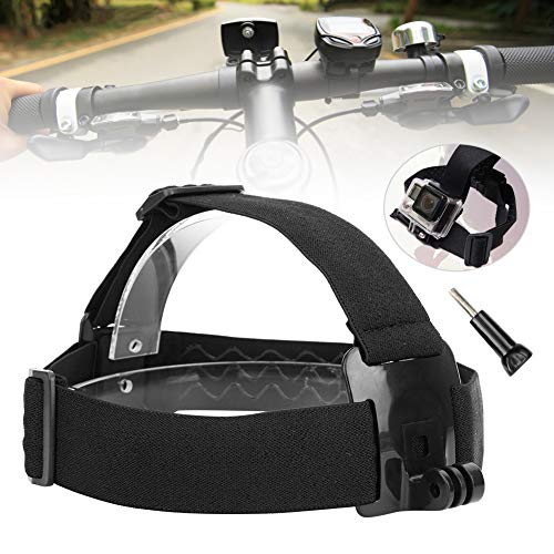 Vbestlife Head Strap Action Camera Mount for for Adjustable Elastic Band, Black, 15 * 10 * 5cm - Image 3