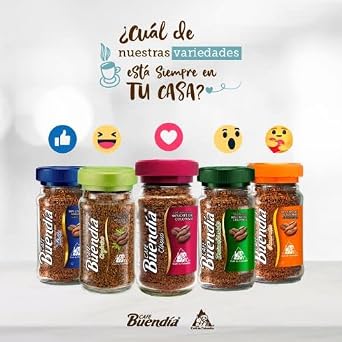 Buendia Instant Coffee Classic Coffee 100% Colombian Coffee- Cafe 2.9 oz - Cafe Instantaneo Descafeinado Cafe Colombiano Colombian Coffee