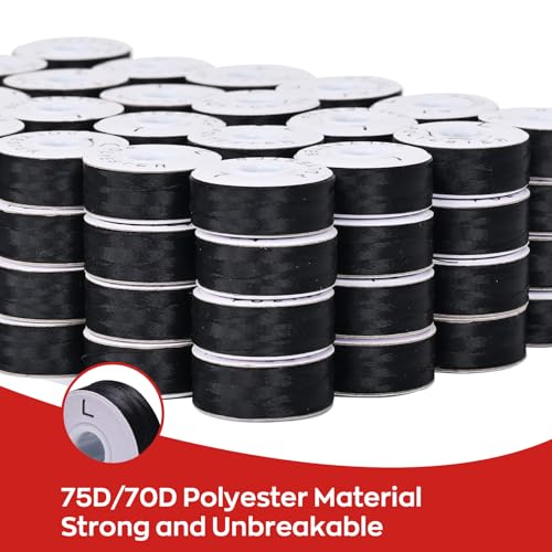 Bobines fil polyester 75D/2 RICHWORD taille L pour canette machine à broder