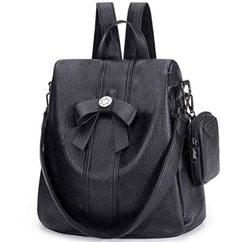 Image of ZOCAI Backpack Purse for Women Fashion Backpack Purses PU Leather Daypacks Anti-Theft Shoulder Bag Satchel Purse