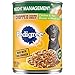 PEDIGREE CHOPPED GROUND DINNER Weight Management Adult Canned Soft Wet Dog Food, Chicken & Rice Flavor, 13.2 oz. Cans 12 Pack