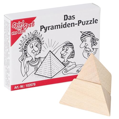Bartl 102078 Mini-Holz-Puzzle Das Pyramiden-Puzzle aus 2 kleinen...