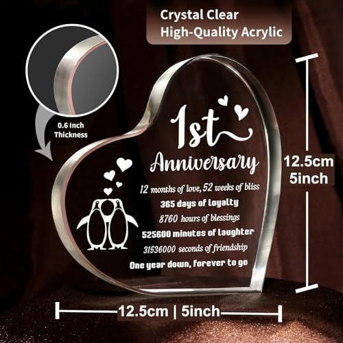 Image of Acrylic Plaque Gifts 2 (1st Anniversary)