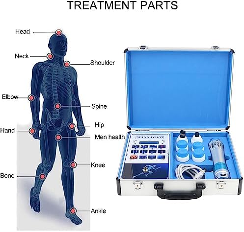 Professional ED Shockwave Therapy Machine - Pain Relief & Erectile Dysfunction Treatment with 7 Massage Heads