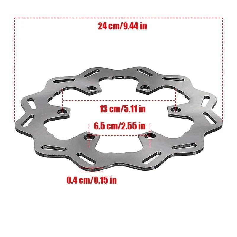Disques de frein moto tout-terrain pour rouler en forêt avec votre CR 125