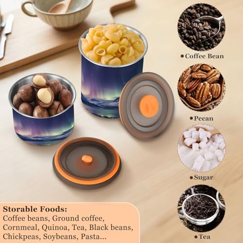 Lata hermética para café acero inoxidable 500ml miniatura 5