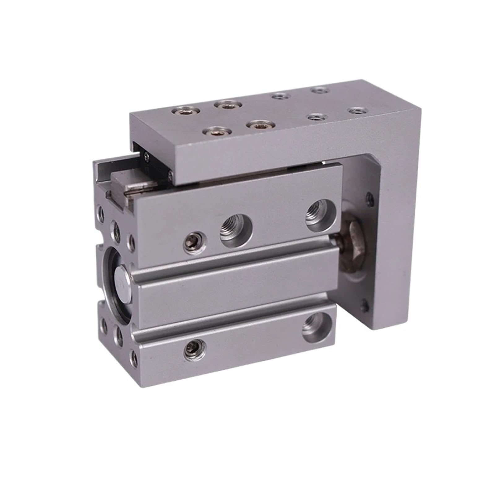 Cilindro neumático lineal MXH16-10 con riel de guía lateral de precisión