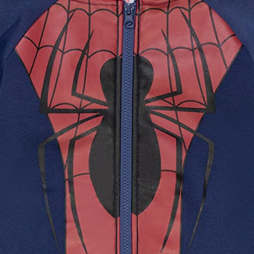 Marvel Spider-Man Little Boys Fleece Zip Up Hoodie Blue 5 #TOP3