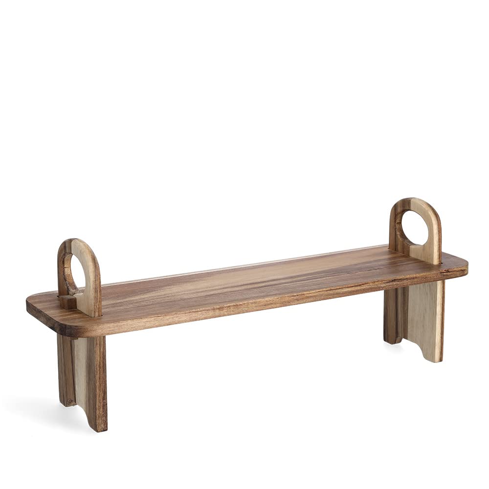 Zeller 25575 Servierbrett aus Akazie – ca. 59 x 16 x 22 cm