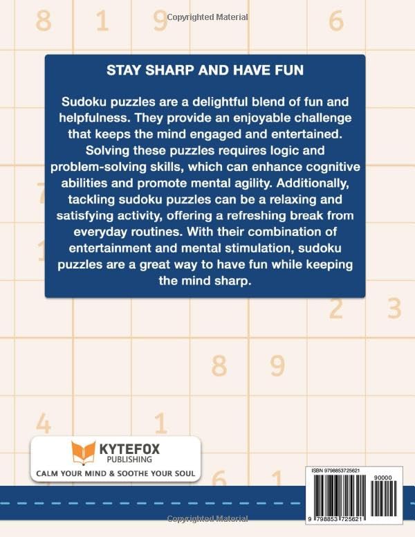 Miniatura 2 de 1200 Brain Teasing Sudoku Easy to Hard Puzzles for Adults to Take The Challenge and Have Fun