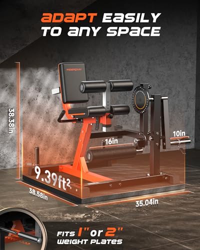 Image of FEIERDUN 4-in-1 Adjustable Leg Extension Curl Machine - 700lbs Capacity Leg Extension Machine for Lower Body Workouts - Adjustable Leg Curl Machine