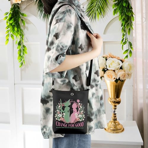 WCGXKO The Musical Gifts Musical Lover Gift Because I Knew You I Have Been Changed For Good Crossbody Bag4