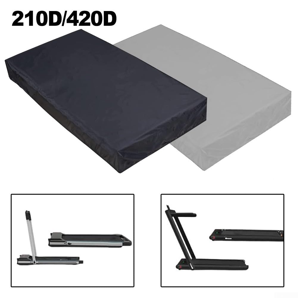 Copertura per tapis roulant progettata per tappetini da passeggio resistente, impermeabile e antipolvere (nero 210D)