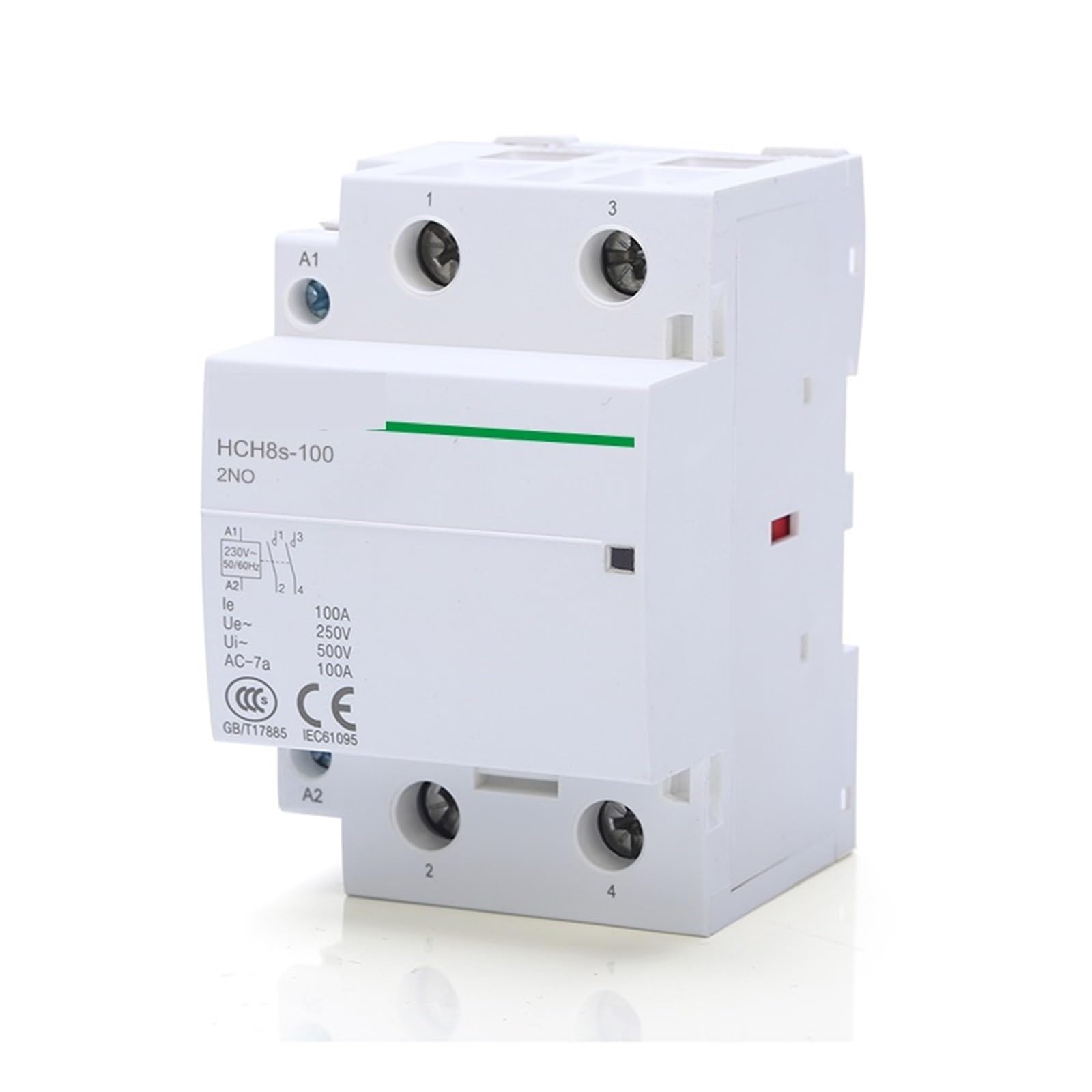 Contacteur modulaire 100A DC24V idéal pour gérer la recharge de véhicule électrique résidentiel