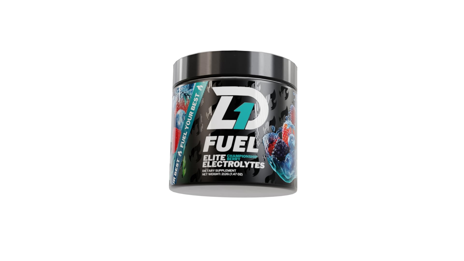 D1 Fuel Elite Electrolyte Powder Packets - Sugar-Free, Hydration Multiplier, Rehydration for Young Athletes, Paleo, Keto, Sticks, Zero Sugar, Performance Drink Mix - Wildcard Berry