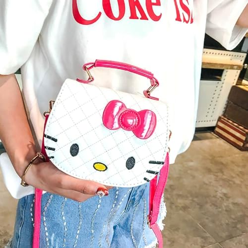 Cute White Cat Purse | Kawaii Crossbody Bag for Girls and Women | Adorable Kitty Wallet Handbag2
