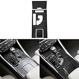 NVCNX Real Premium Carbon Fiber for Lexus IS250 is 250 IS350 2006-2013 2007 2008 2009 2010 2011 2012 / IS250C IS350C 2010-2015 Accessories Center Console Gear Shift Panel Cover Interior Trim Kit 3PCs